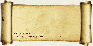 Jovana Šešum vizit kartica